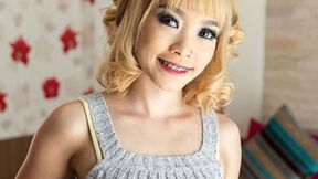Ravishing Thai chick Juju is having P-O-V-style casting