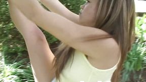 Teen Topanga explores her desires in a close-up solo moment