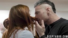 Maya Kendrick gets wild with Charles Dera's massive hard-on in taboo doggy-style action