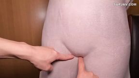 Korean cutie gets nailed by giant dong and creams its walls