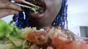 giantess - Inside Giantess MXDominion's Salad Bowl POV, femdom, mouth fetish, shrinking fetish, goddess worship  1080