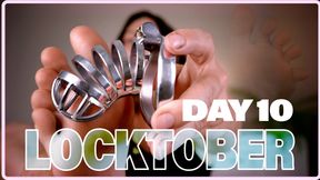 LOCKTOBER - Day 10 You'll worship anything I let you, even if its feet