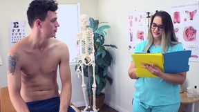 alluring fat nurse rose lareine bangs a lucky patient jm1192