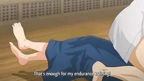 Blindfolded Busty Martial Artist Seduced in Steaming Virgin Hentai Encounter