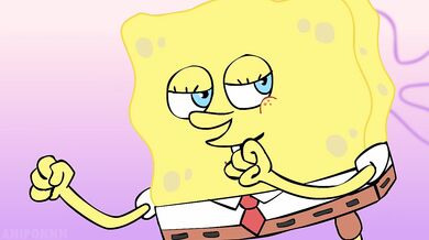 Spongebob FUCKS SANDY CHEEKS! Sandy Turns Into A Fish! Animation