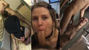 Deep throat and face fucking with an obedient long-haired milf - Compilation Part 5 - Lovessie