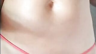 nippleringlover lusty MILF micro bikini nude walk at home intense