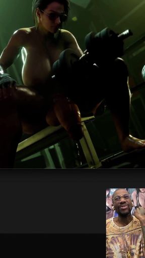 Big Fat Breast Transgender Jill Valentine Preparing for Her Hard Cock Comeback