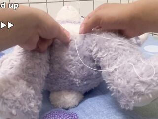 How to make VAGINAL in my plushie bunny doll (character: Stellalou, M size)