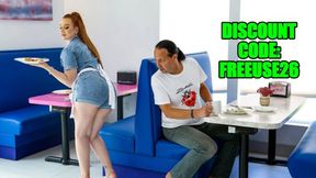 Dirty Eric John and Madison Morgan at cafe smut