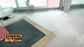 ”itsPOV - Disobedient teen dorm babe Nata Ocean is screwed into place”