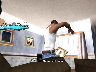 GTA San andreas Hawt coffee mod - Cj saves Denise and they go out on a date, ending with some sexy sex
