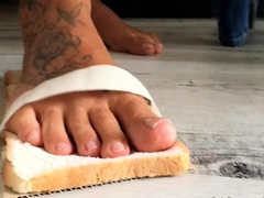 Mix of Foot Fetish clips from Amateur Trampling