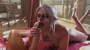Ciri - Taking Care of Your Morning Wood With Her Mouth