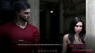 The Seven Realms 21 - Ling Guo and Leyala Giving Massage to Atlas'_s Dick with Their Pussies.