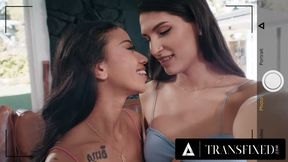 TRANSFIXED - Hot Besties Zariah Aura & Ameena Green Fuck Each Other To Make Their Exes Jealous