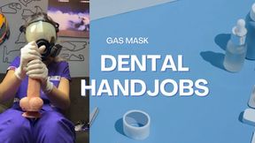 dentist in gas mask handjobs