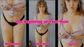 Beginning of Your Ruin: Cum on My Tits - CLIP 1 Worm Wrangler Mesmerizes Programs and Teases you with Strip Tease Titties and Bankrupts You Then Ruins Orgasm