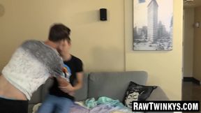 RawTwinkys.com - 69 and barefuck tip earned by gorgeous pizza guy