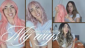 Looking good with my wigs
