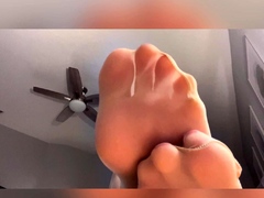 A nylon and foot fetish