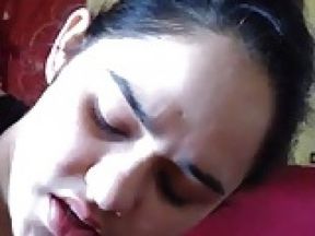 Super Hot Sardarni GF Blowjob & Mouth Full of Cum