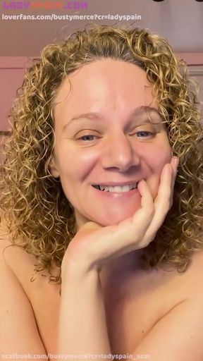Close-up of Merce Masturbating in a Chair, Horny as Fuck