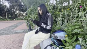 I Meet Estefani, a Beautiful Ass-sucking Whore