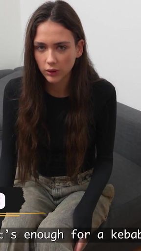 DEBT4k. Cute Girl Vixi Rafi Gets Fuck Hard after a Striptease   Clip 1