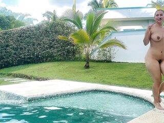 Piscina + Yoga ? Mi primera vez haciéndolo! - Danilisboa
