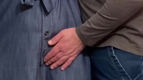 Perv Stepbrother Rubbing My Pussy in Subway