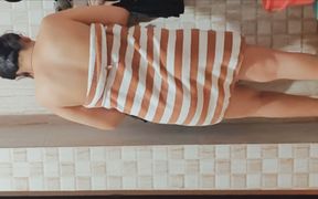 Big Ass Latika Nude in Bathroom