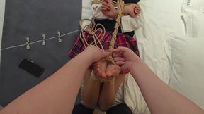 Couples Game, a First-person Perspective Recording the Girlfriend Who Is Bound
