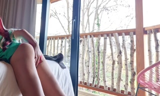 Passione masturbation doggystyle and get sweet orgasm