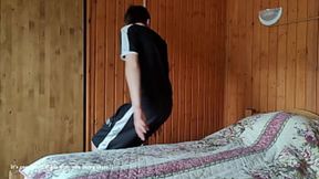 Two nights at the hotel turned us into lovers with her sexy large rear