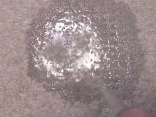 Peeing All Over My Soaking Void urine-Stained Carpet