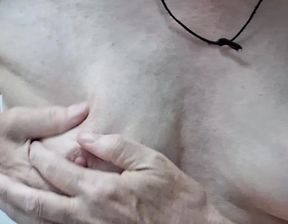 I have real boobs. Sensitive and soft