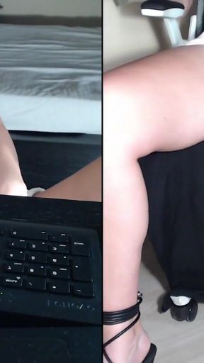 Thrilling moment from &quot;Livecam - Jerk Off Together DELUXE&quot;