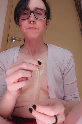 Cum Tasting Encouragement with Zae