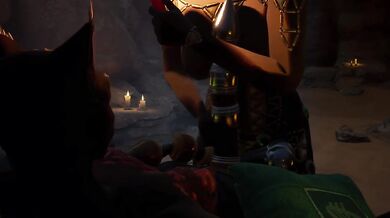 Furry Lesbian Strap-On Worship Faces Big Ass Domination With Candle Wax