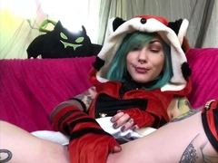 Girls Out West Amateur double toy masturbation