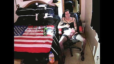 Izamaeyouno - update #14 - Sissy CD and his Mini Sex Doll -