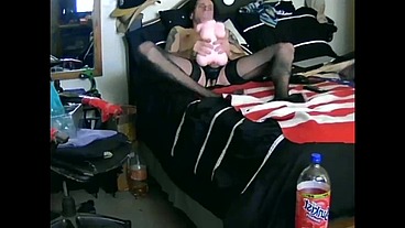 Izamaeyouno - update #14 - Sissy CD and his Mini Sex Doll -