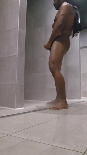 Horny and Flashing in Showerroom and Locker