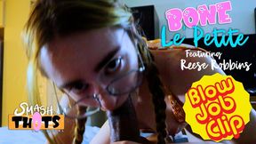 Sexy Petite College Babe Reese Robbins Gives Great Blowjob
