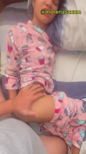 FULL VERSION I wake up my skinny stepsister with braces