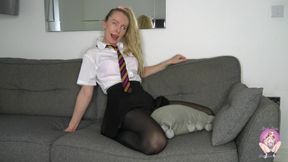 Clothed Masturbating and Pillow Humping