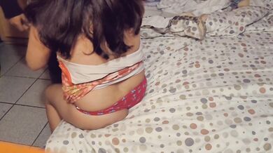 Mother in law fucks her son in llaw and lets himself cum inside while her girlfriend studies