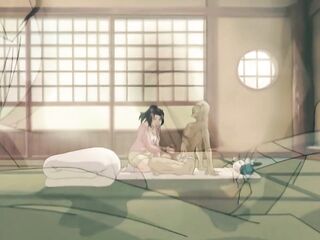 MILF with Hairy Pussy Lustful and Massive Titties Bangs her Lover