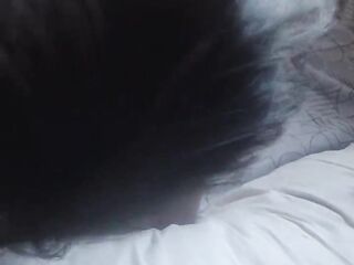 Merely in the ebony beauty's cunning butt